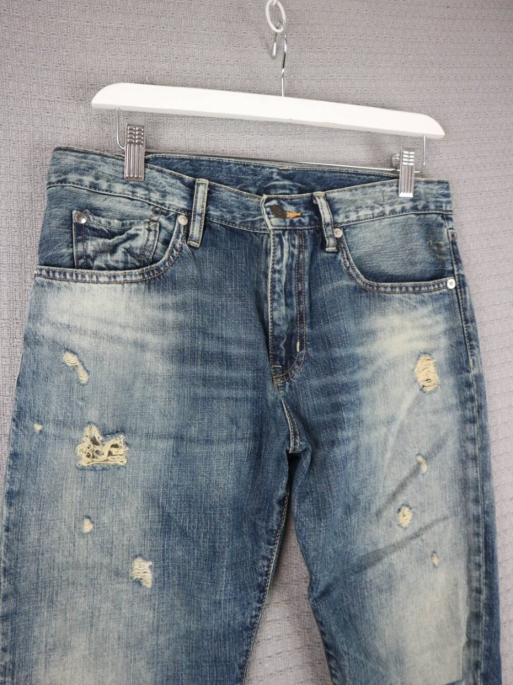 Denim & Supply Polo Ralph Lauren Boyfriend Cut Distressed Jeans Womens Sz 27 - Picture 3 of 11
